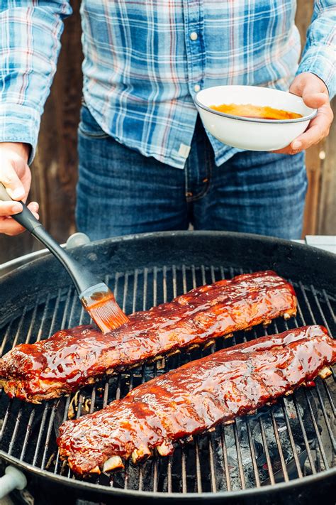 how to slow cook pork ribs on gas grill